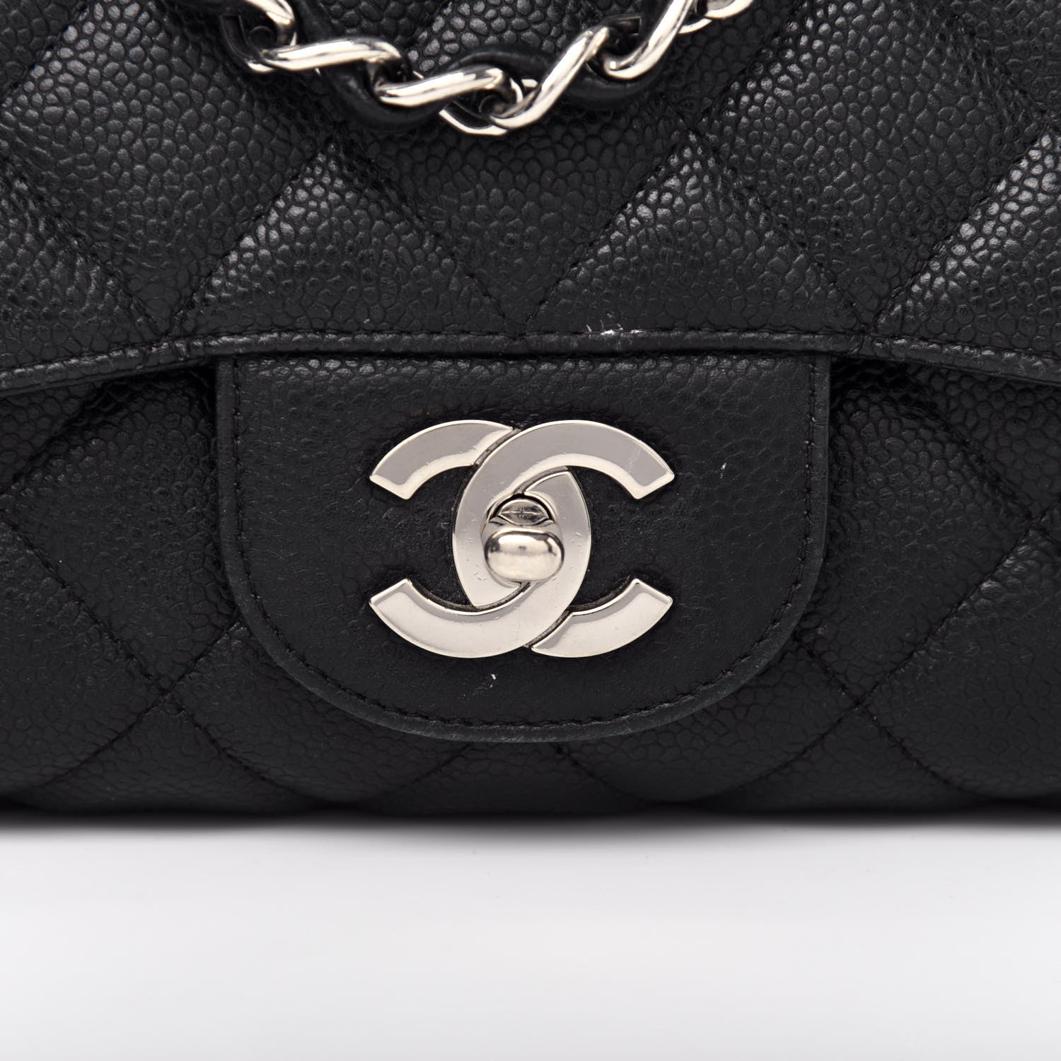 Chanel Caviar Quilted Jumbo Single Flap Black 10 of 14