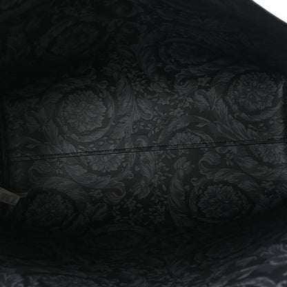 Versace Calfskin Virtus Tote Black 6 of 10