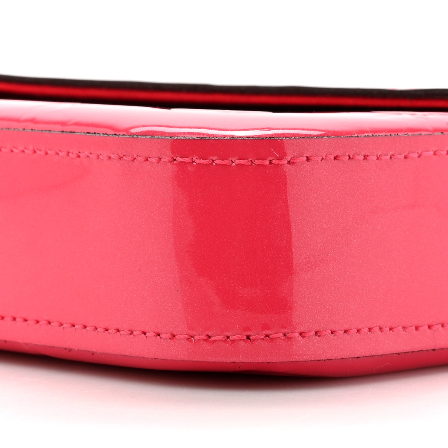 Louis Vuitton Vernis Felicie Pochette Chain Wallet Hot Pink 11 of 14