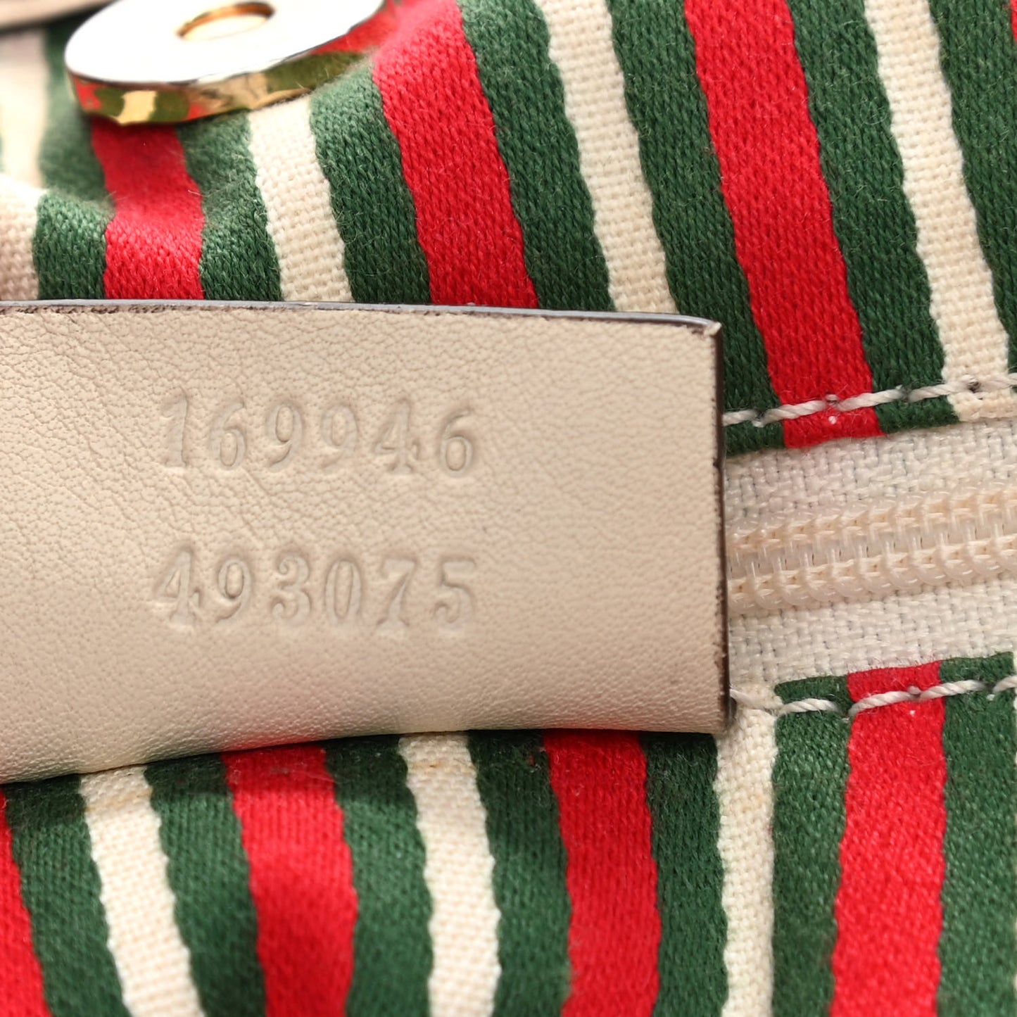 Monogram Medium New Britt Tote Off White