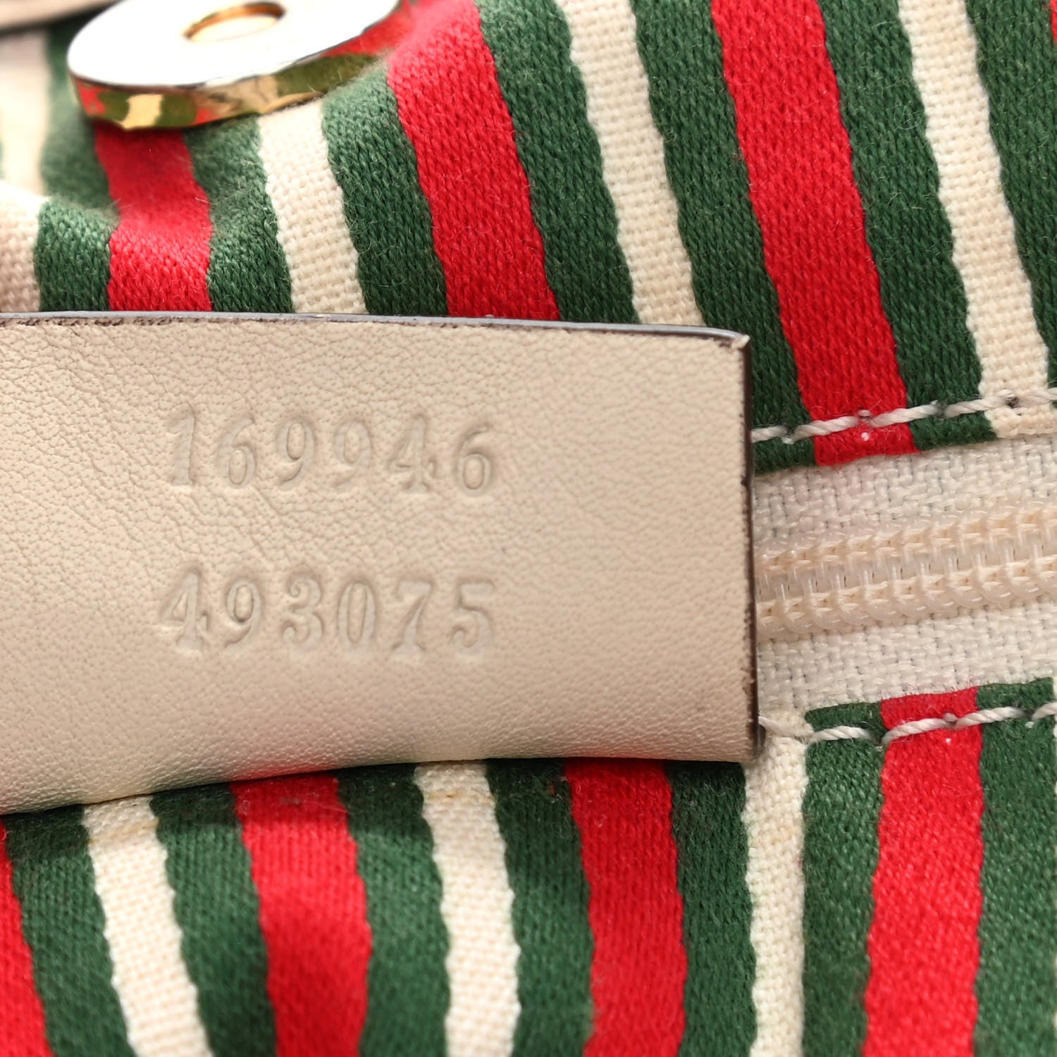 Gucci Monogram Medium New Britt Tote Off White 7 of 11