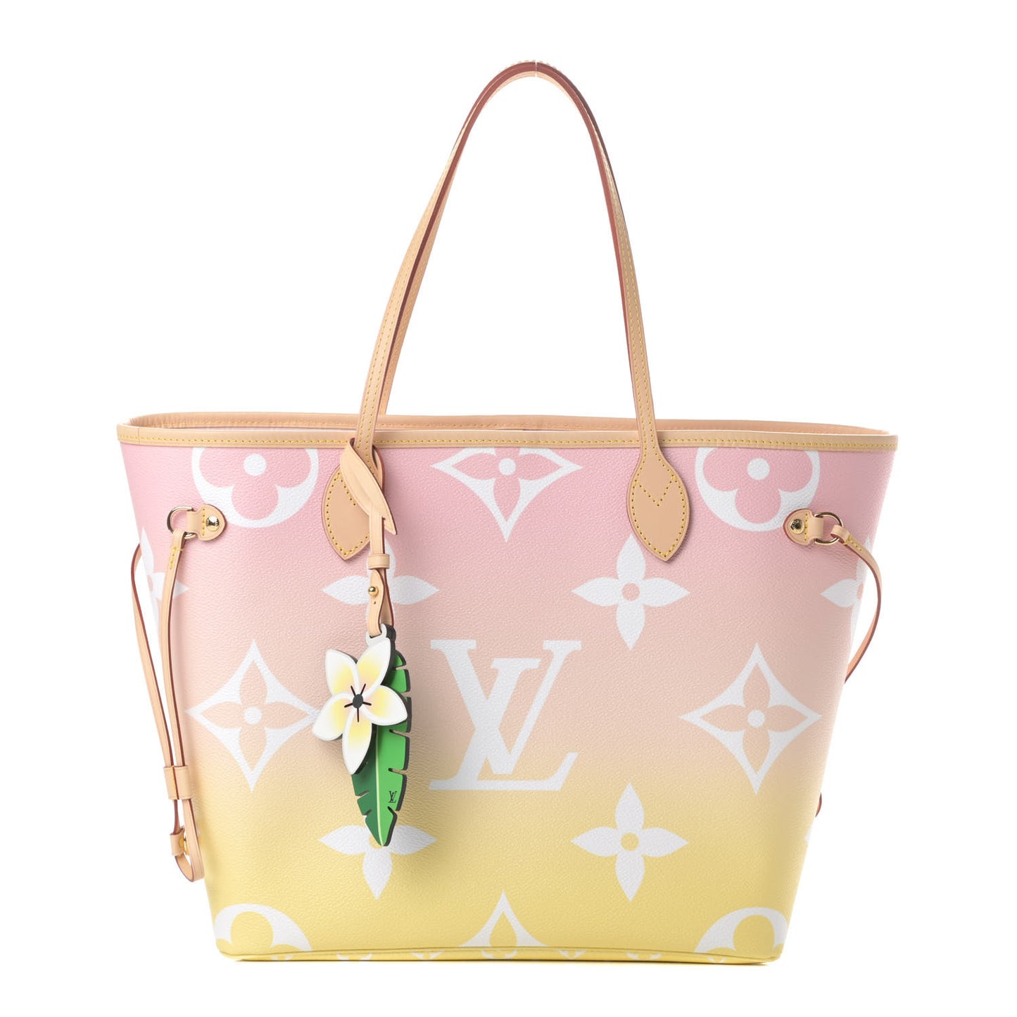 Monogram Giant By The Pool Neverfull MM Light Pink