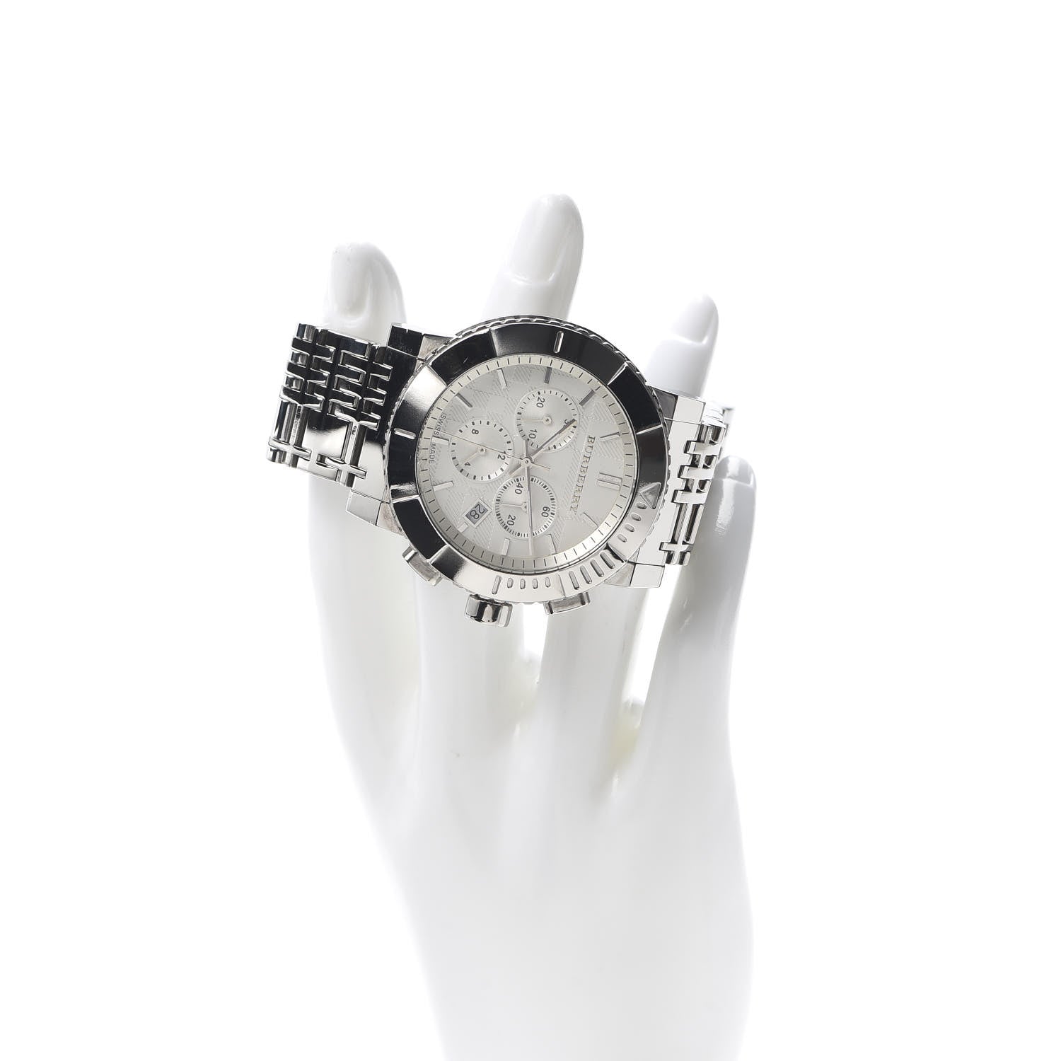 Burberry Stainless Steel 42mm Chronograph Quartz Watch BU2303 2 of 7