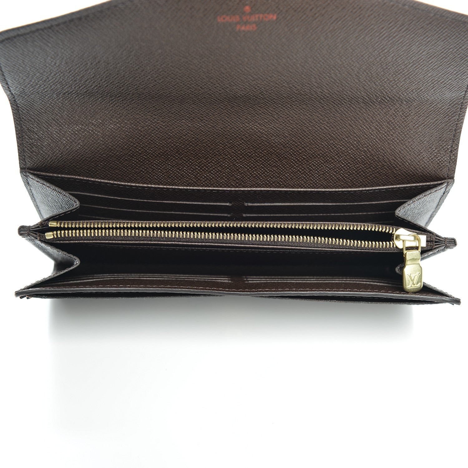 Louis Vuitton Damier Ebene Sarah Wallet NM 5 of 6
