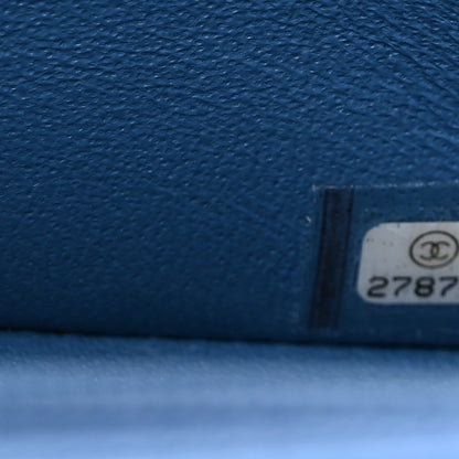 Chanel Lambskin Quilted Mini Square Flap Blue 6 of 9