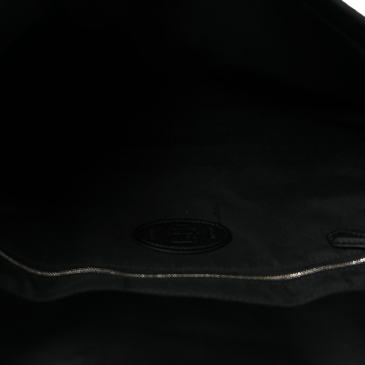Fendi Cuoio Romano Selleria Large Convertible Baguette  Black 5 of 12