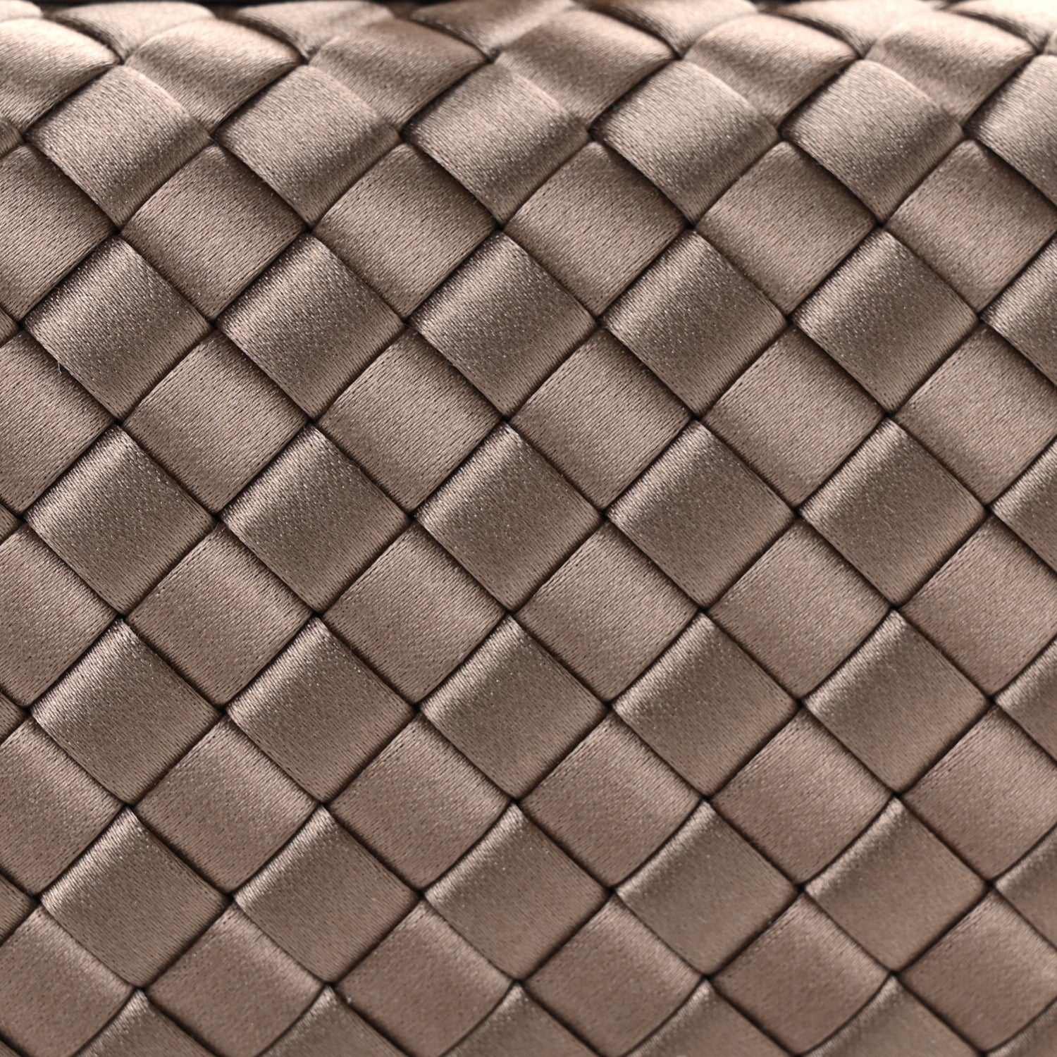 Bottega Veneta Satin Intreccio Impero Knot Clutch  Limestone 7 of 9