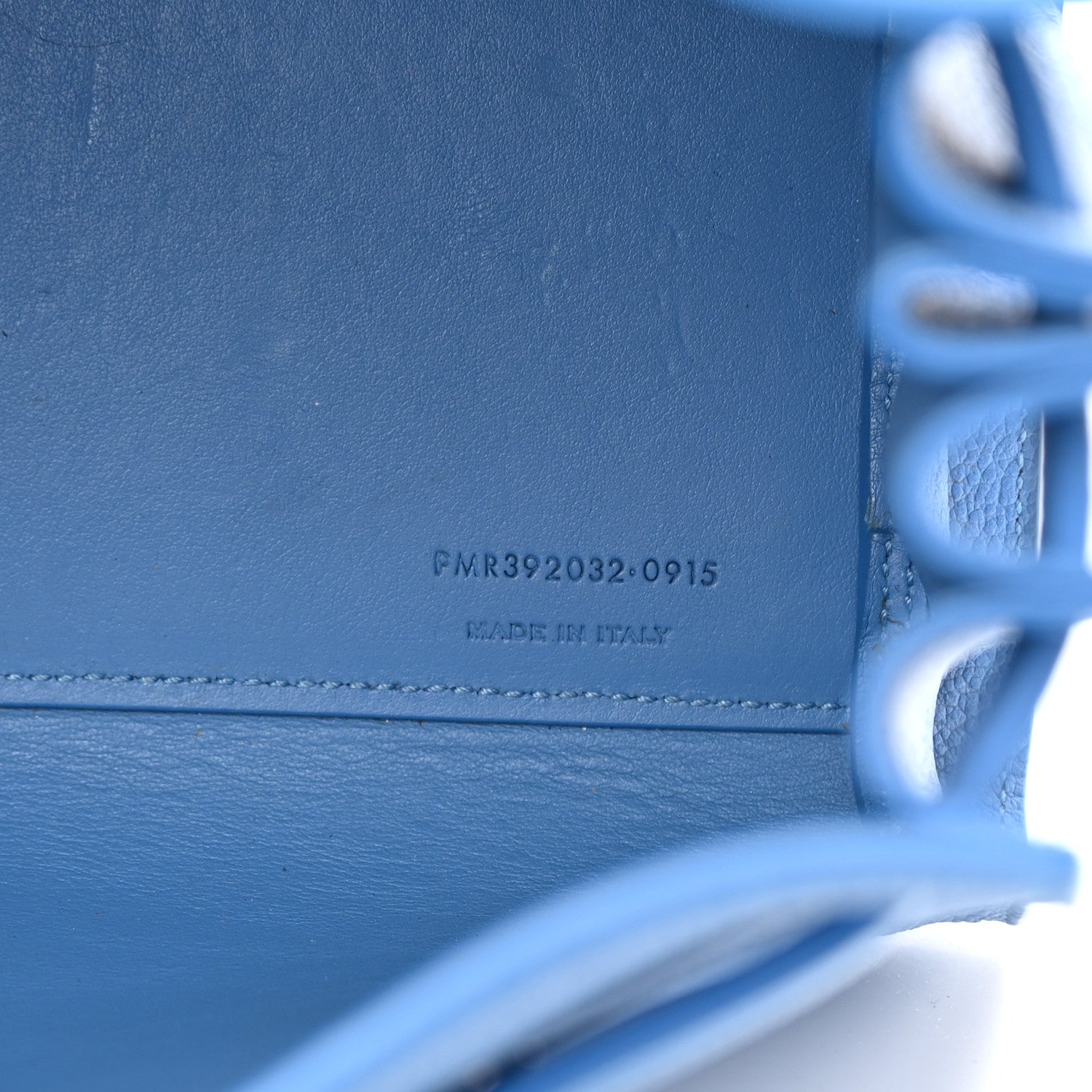 Saint Laurent Grained Calfskin Baby Sac De Jour Blue Clair 7 of 19