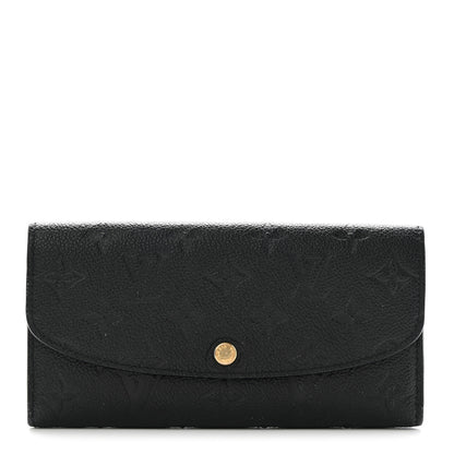 Louis Vuitton Empreinte Emilie Wallet Black Dune 1 of 12