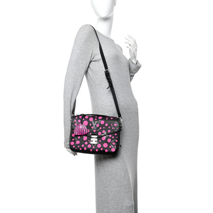 Louis Vuitton LV x YK Empreinte Monogram Giant Pochette Metis Black Fuchsia 2 of 10