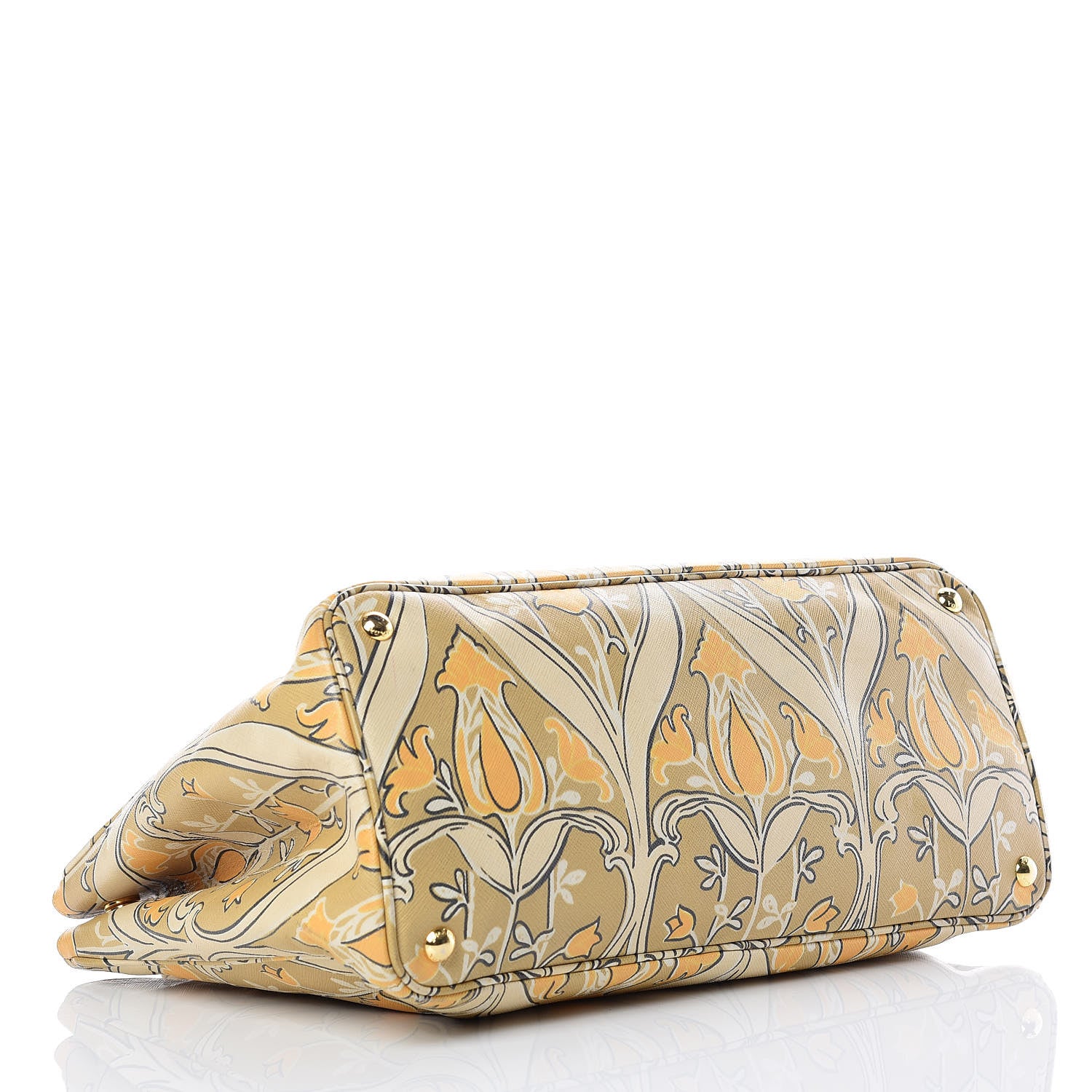 Prada Saffiano Floral Print Medium Tote 5 of 14