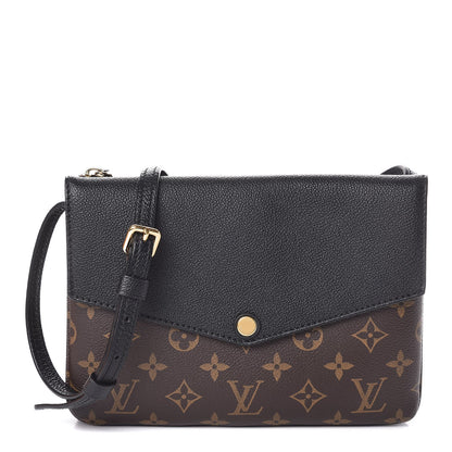 Louis Vuitton Monogram Twice Pochette Black 1 of 9