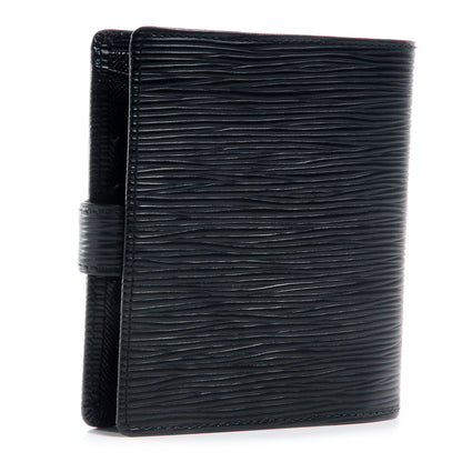 Louis Vuitton Epi Porte-Billets Compact Wallet Black 3 of 7