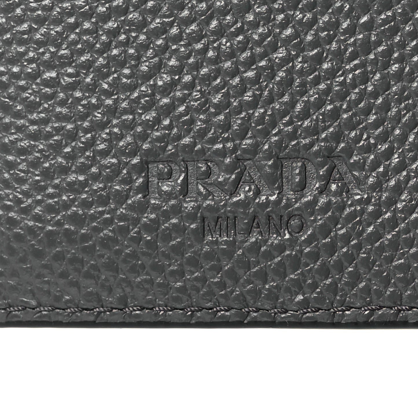 Vitello Micro Grain Card Holder Black Mercurio