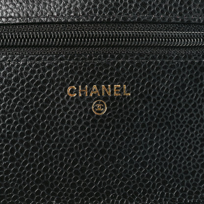 Chanel Caviar Quilted Wallet on Chain WOC Black 6 of 12