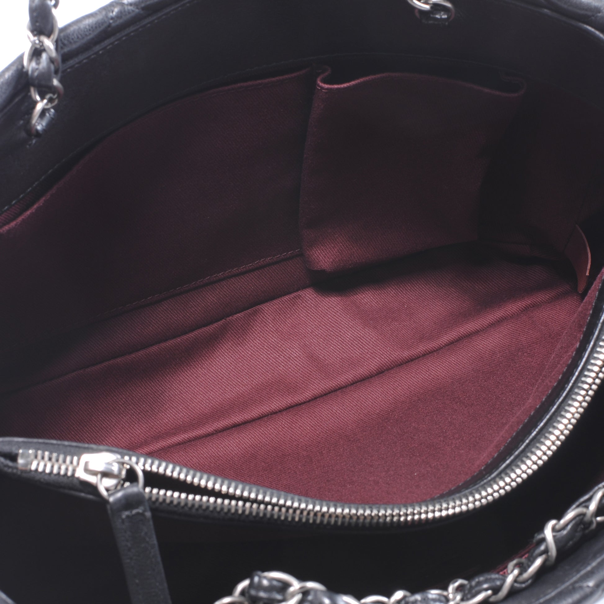 Chanel Leather Small Istanbul Tote Black 8 of 9