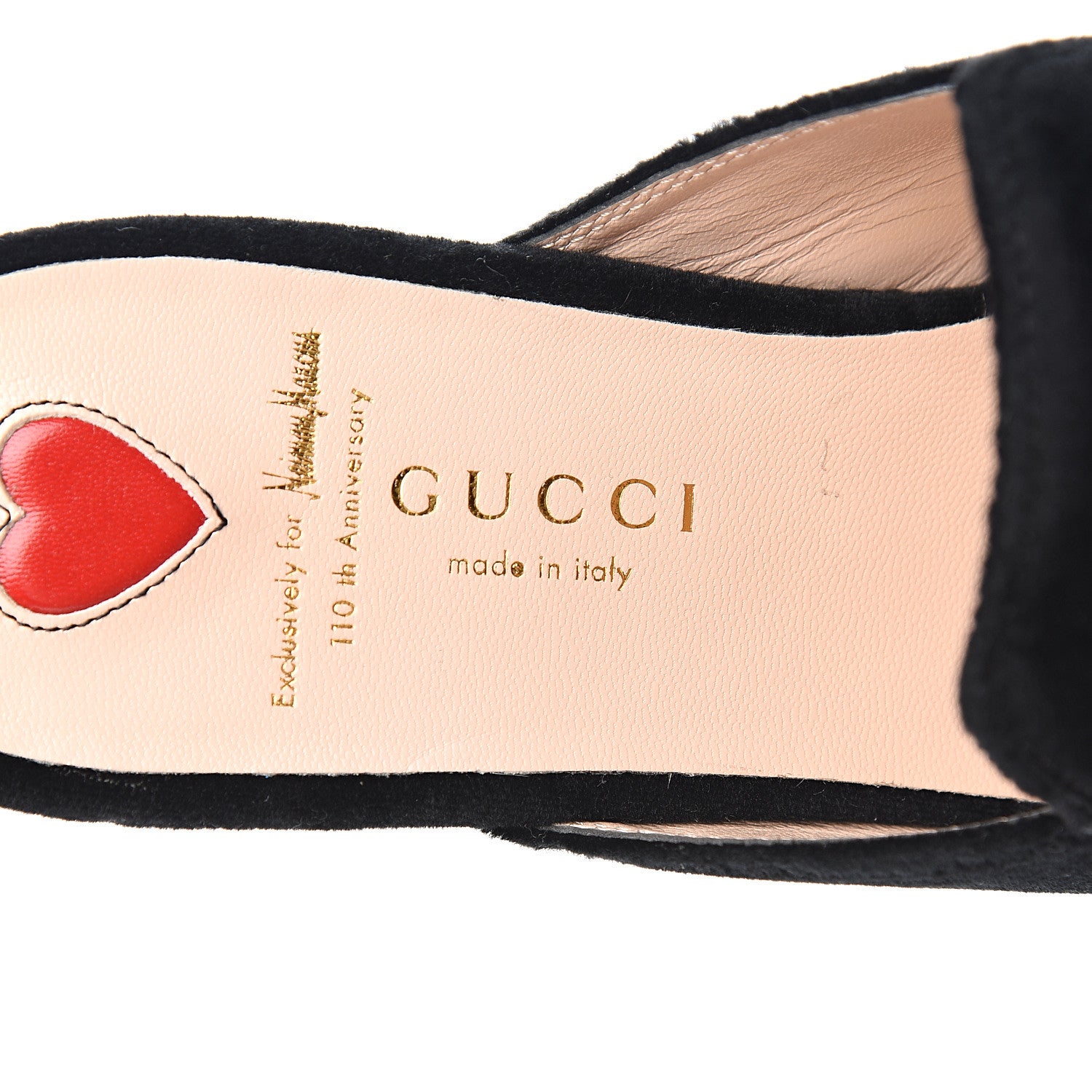 Gucci Velvet Frog Embroidered Womens Princetown Slippers 36.5 Black 8 of 11