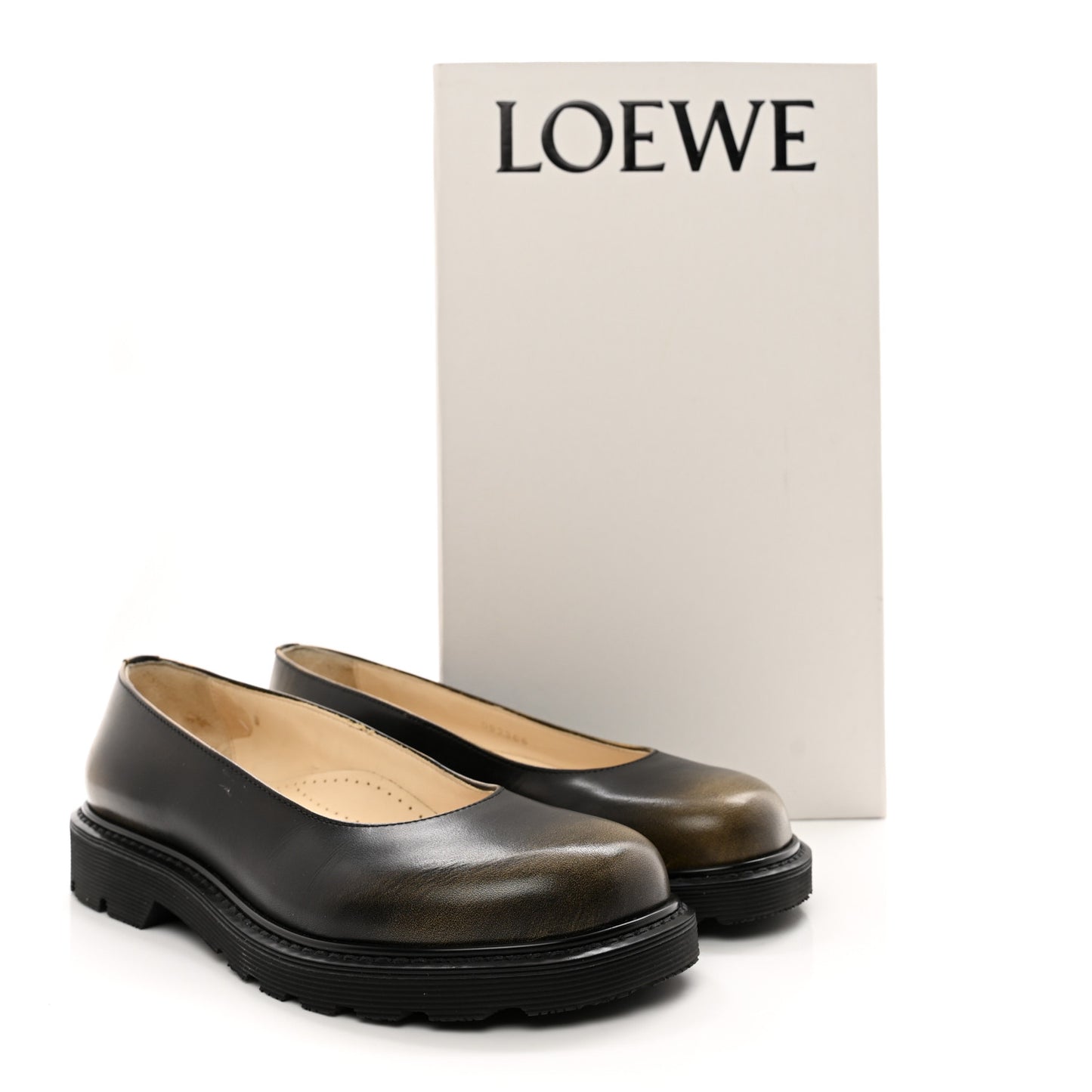 Brushed Calfskin Blaze Ballerina Flats 36