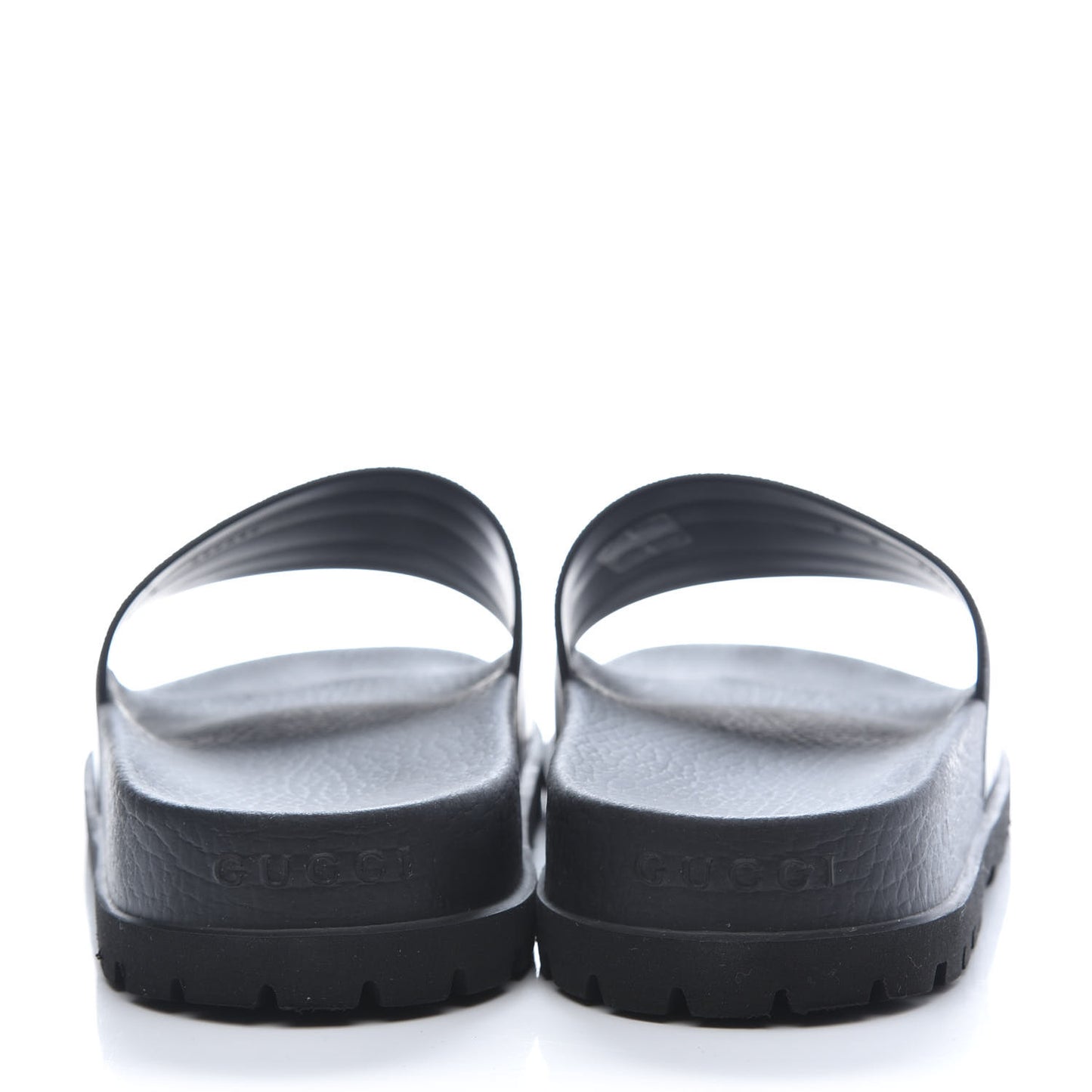 Rubber Web Mens Lug Sole Slide Sandals 8 Black Green Red