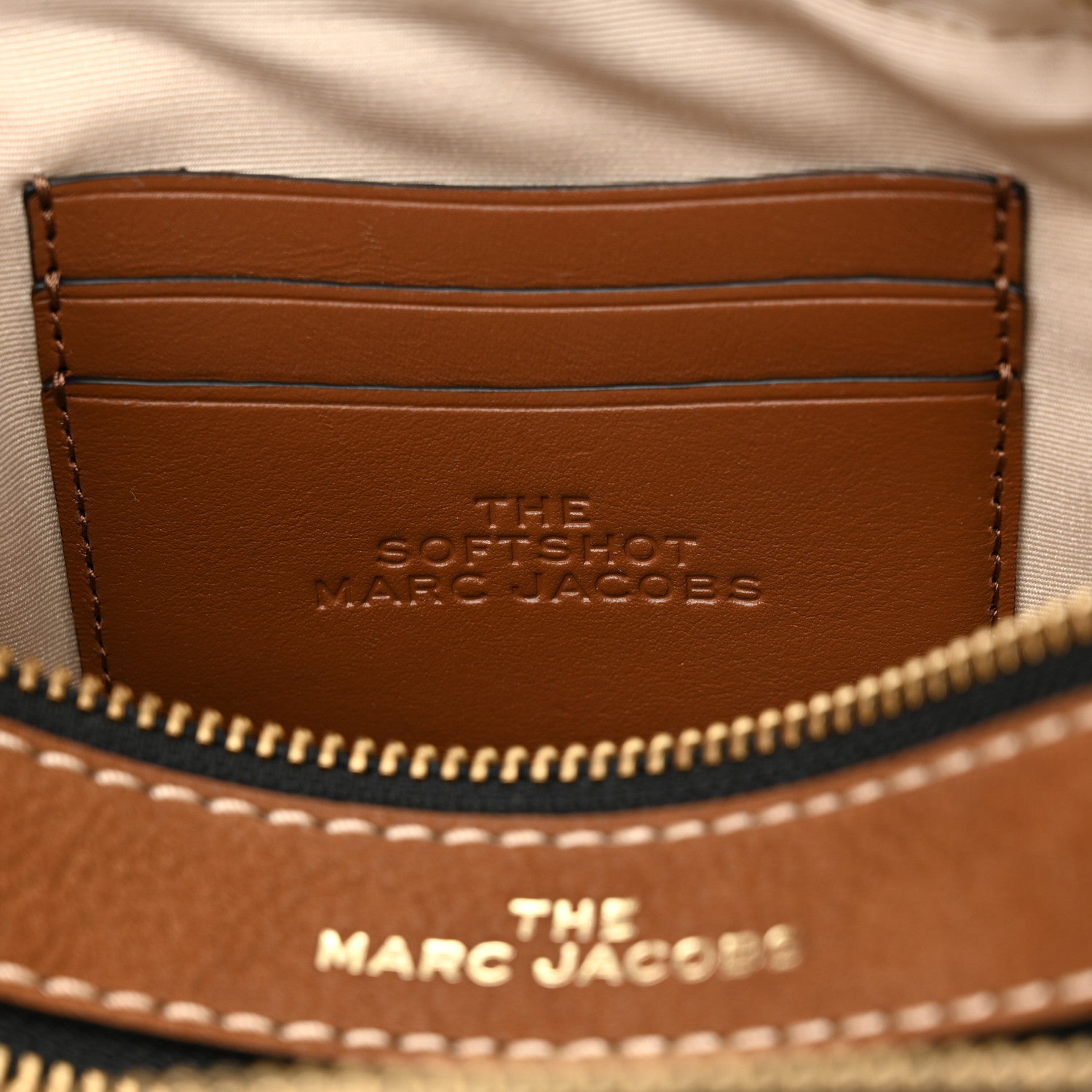 Marc Jacobs Suede The Softshot 27 Bag Tan 7 of 11