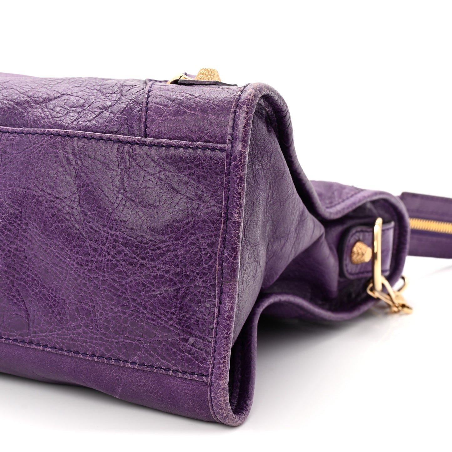 Agneau Giant 12 Gold Hardware City Dark Violet