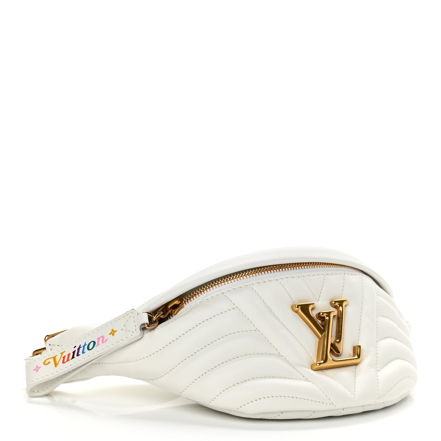 Louis Vuitton Calfskin New Wave Bumbag Snow 4 of 11