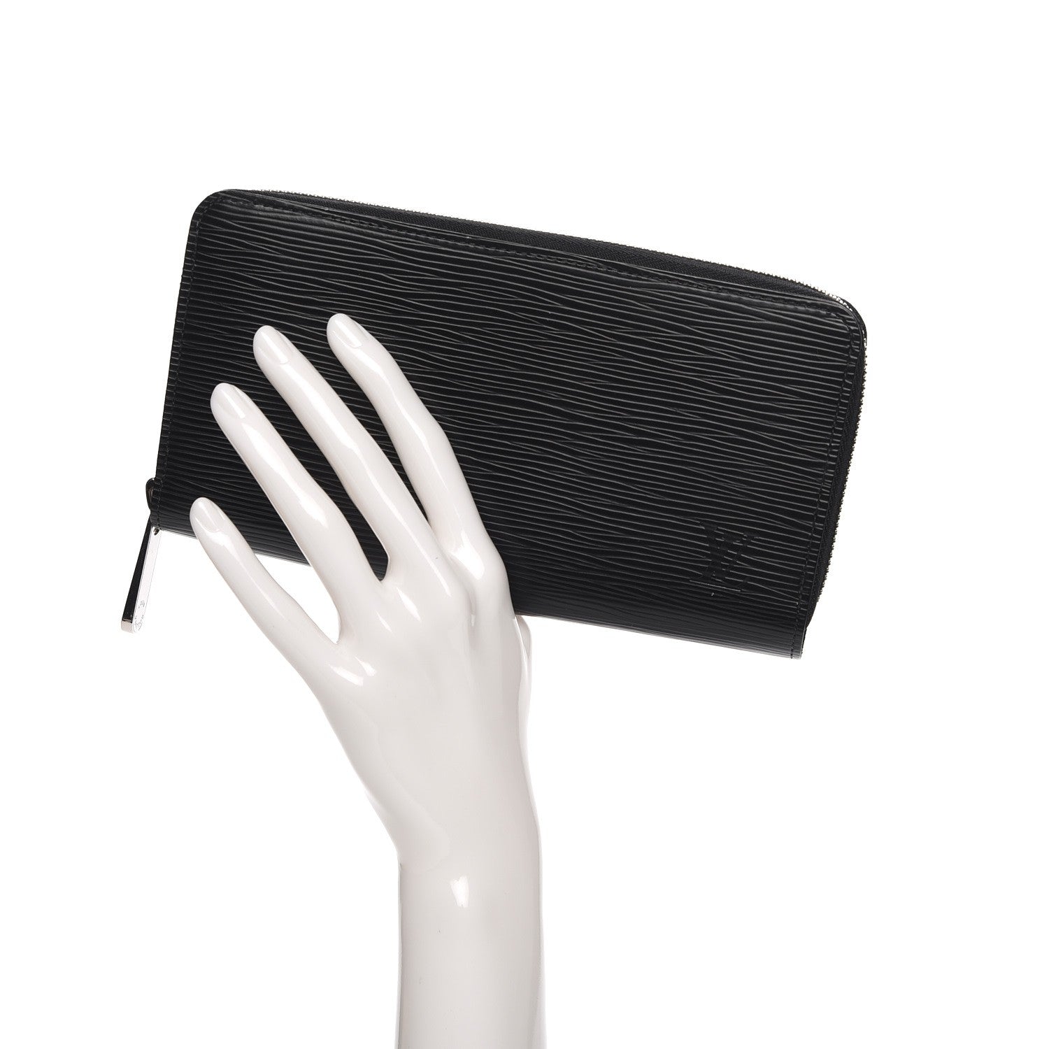 Louis Vuitton Epi Zippy Wallet Black 2 of 8