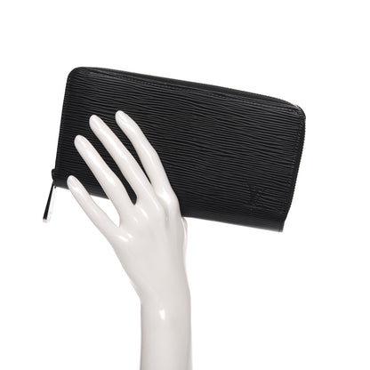 Louis Vuitton Epi Zippy Wallet Black 2 of 8