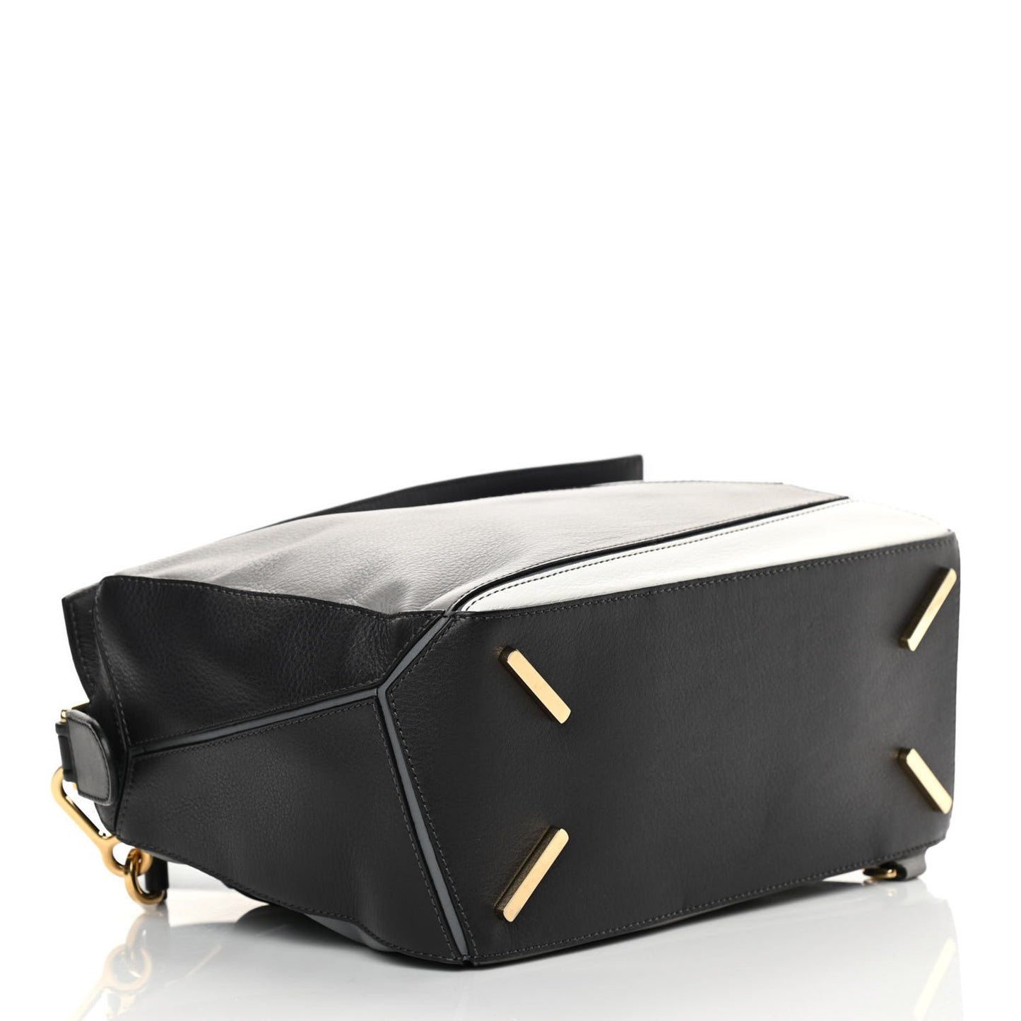 Calfskin Medium Puzzle Bag Grey Multito