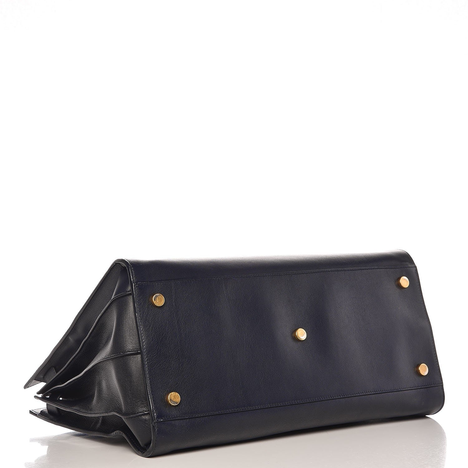 Saint Laurent Calfskin Large Sac De Jour Carryall Navy Blue 4 of 14