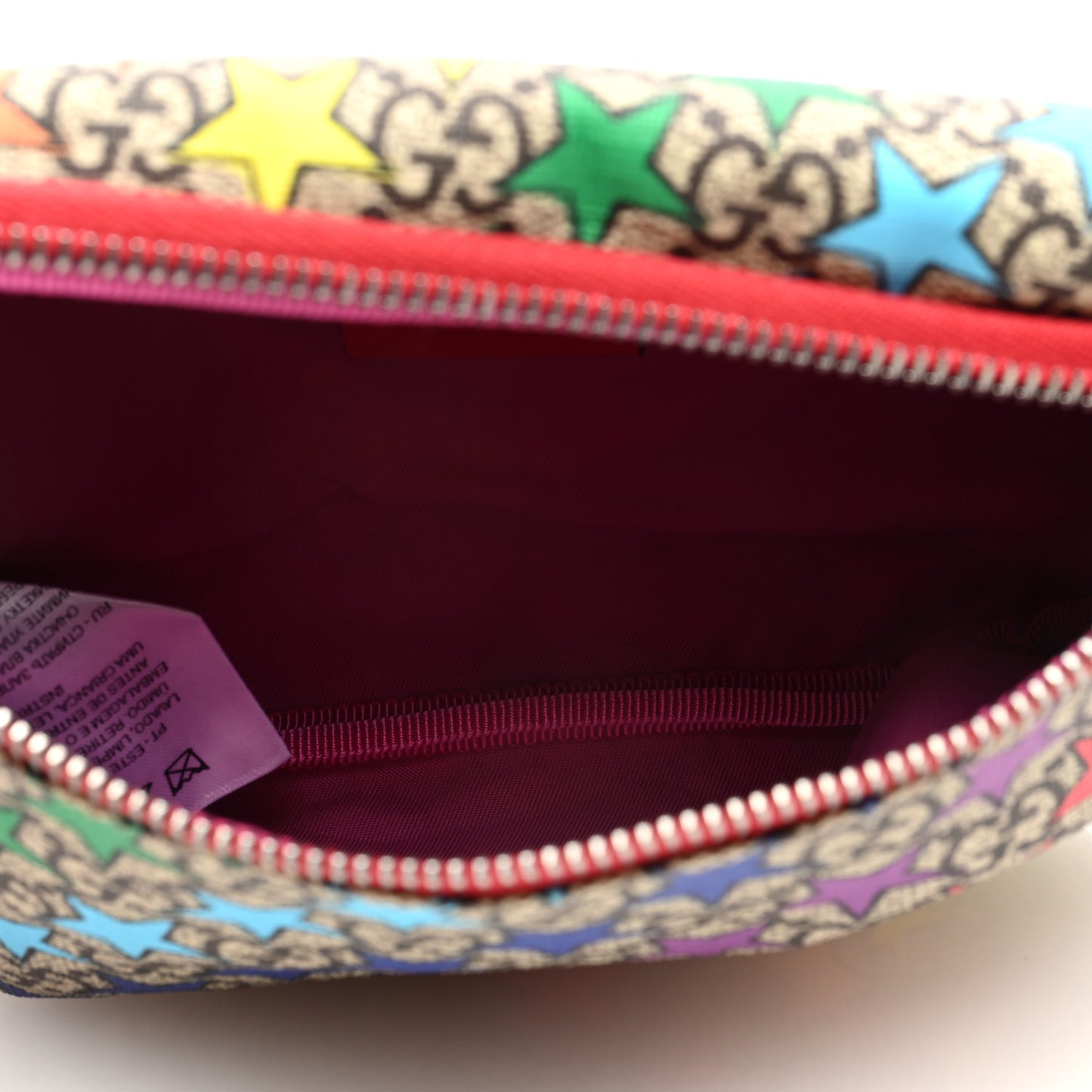 GG Supreme Monogram Childrens Star Print Belt Bag Multicolor