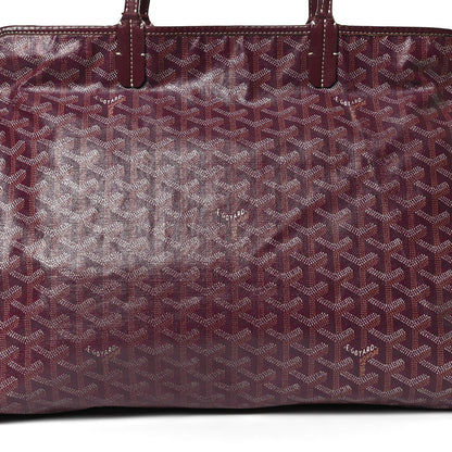 Goyard Goyardine Sac Hardy Pet Carrier PM Burgundy 9 of 11
