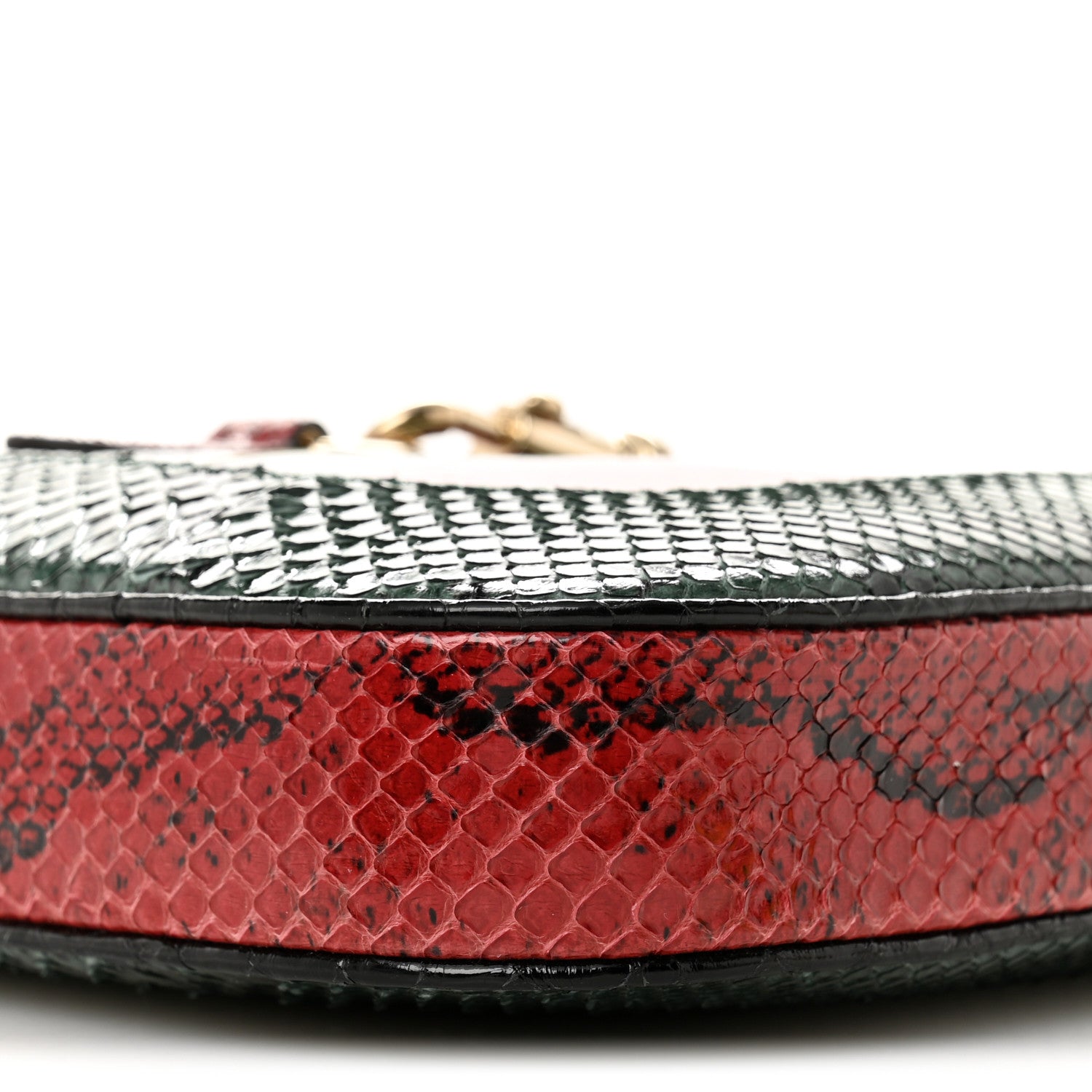 Gucci Snakeskin Web Small Jackie 1961 Hobo Green 10 of 14