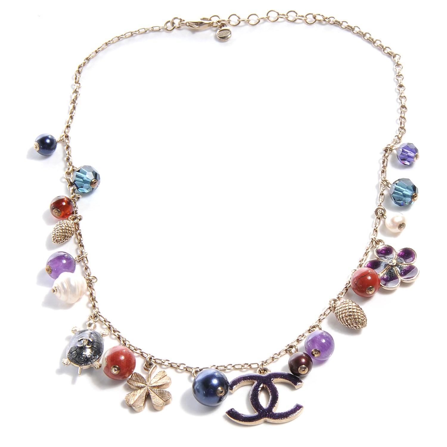 Chanel CC Charm Necklace 3 of 5