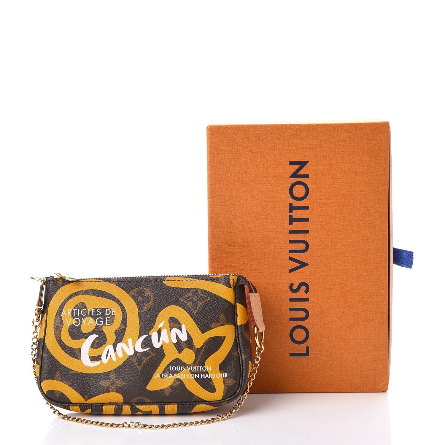 Louis Vuitton Monogram Tahitienne Cancun Mini Pochette Accessories 8 of 8
