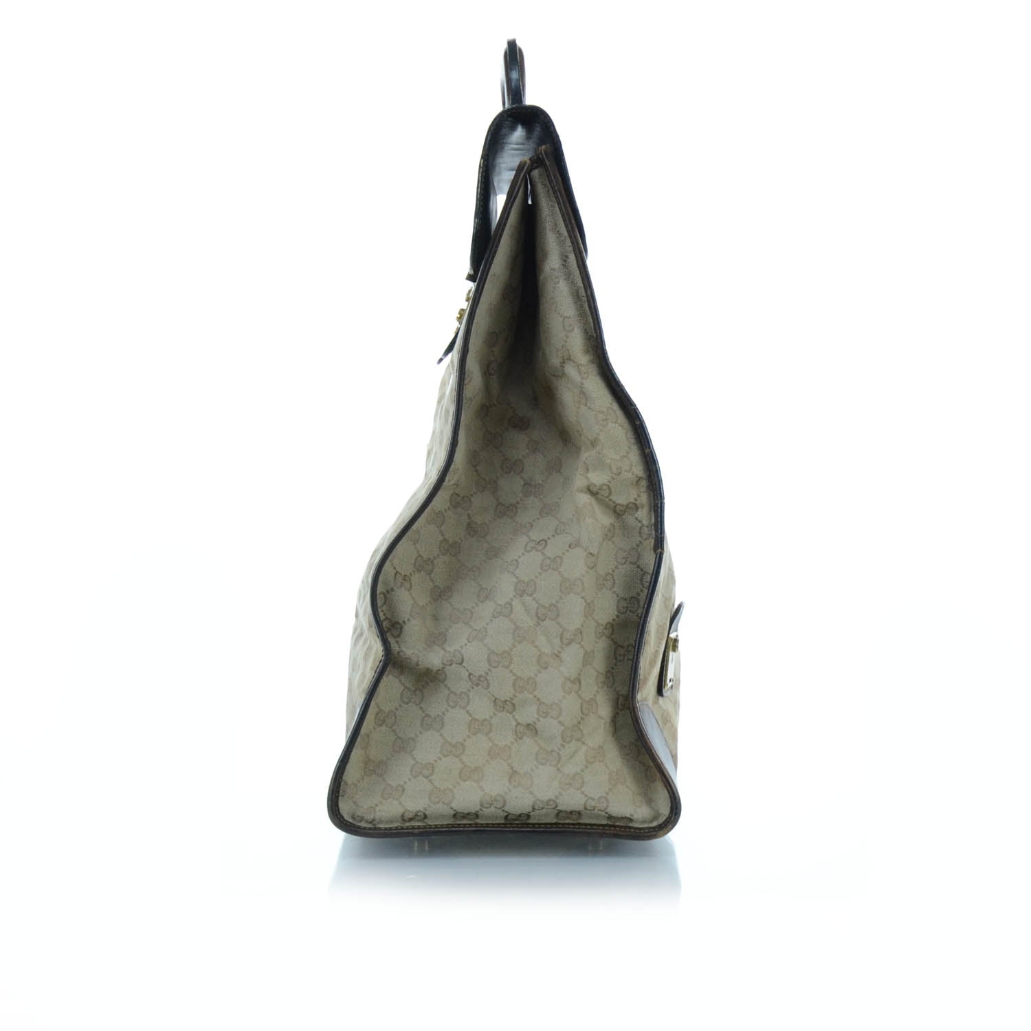 Gucci Monogram Travel Bag Brown 6 of 12