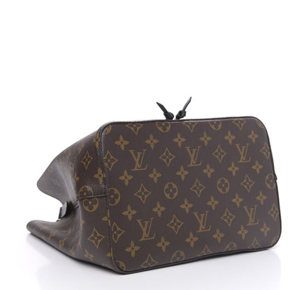Louis Vuitton Monogram Neonoe MM Black 4 of 9