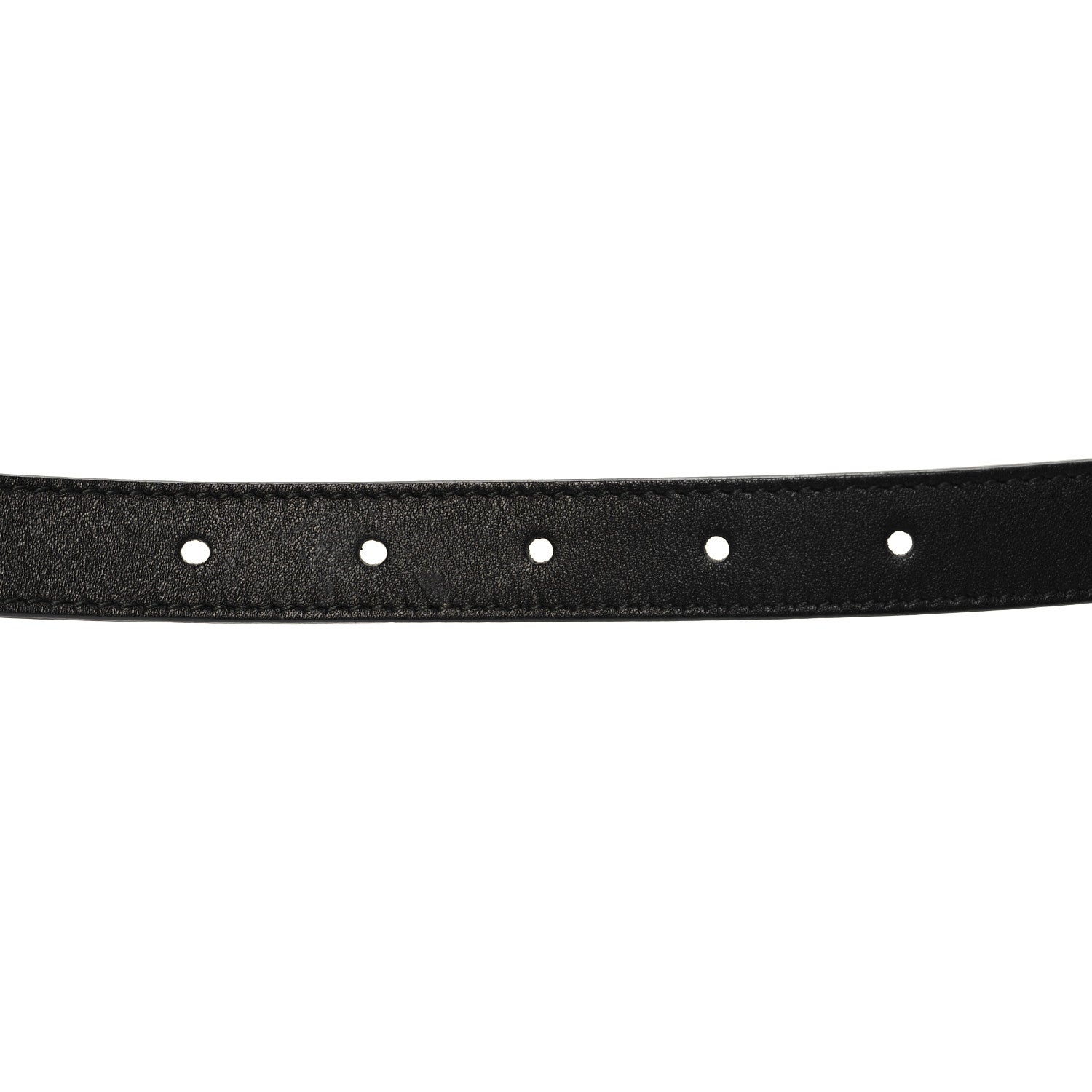 Gucci Calfskin Double G 20mm Belt 80 32 Black 3 of 5