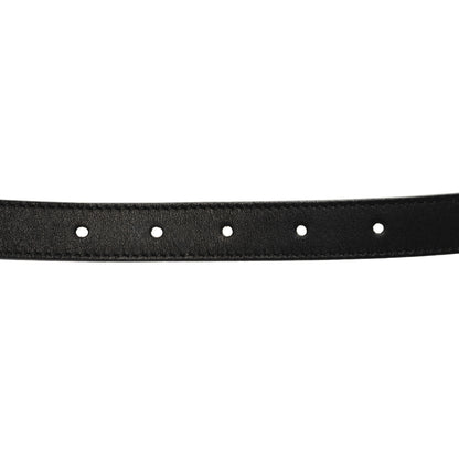 Gucci Calfskin Double G 20mm Belt 80 32 Black 3 of 5