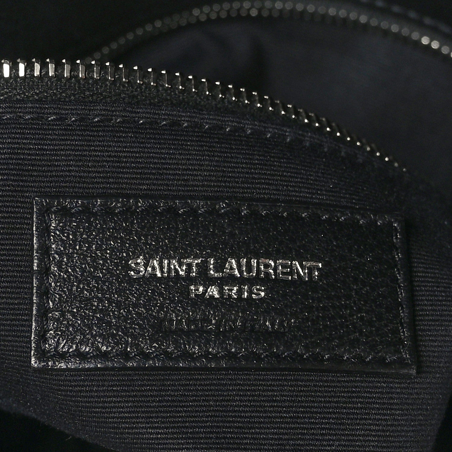 Saint Laurent Lambskin Quilted Small Loulou Puffer Monogram Chain Satchel Black 6 of 9