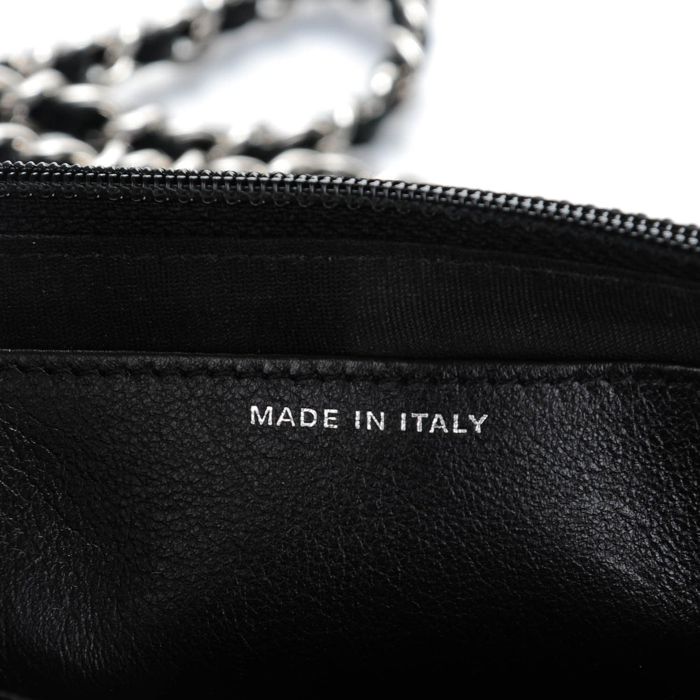 Caviar Half Moon Wallet On Chain WOC Black