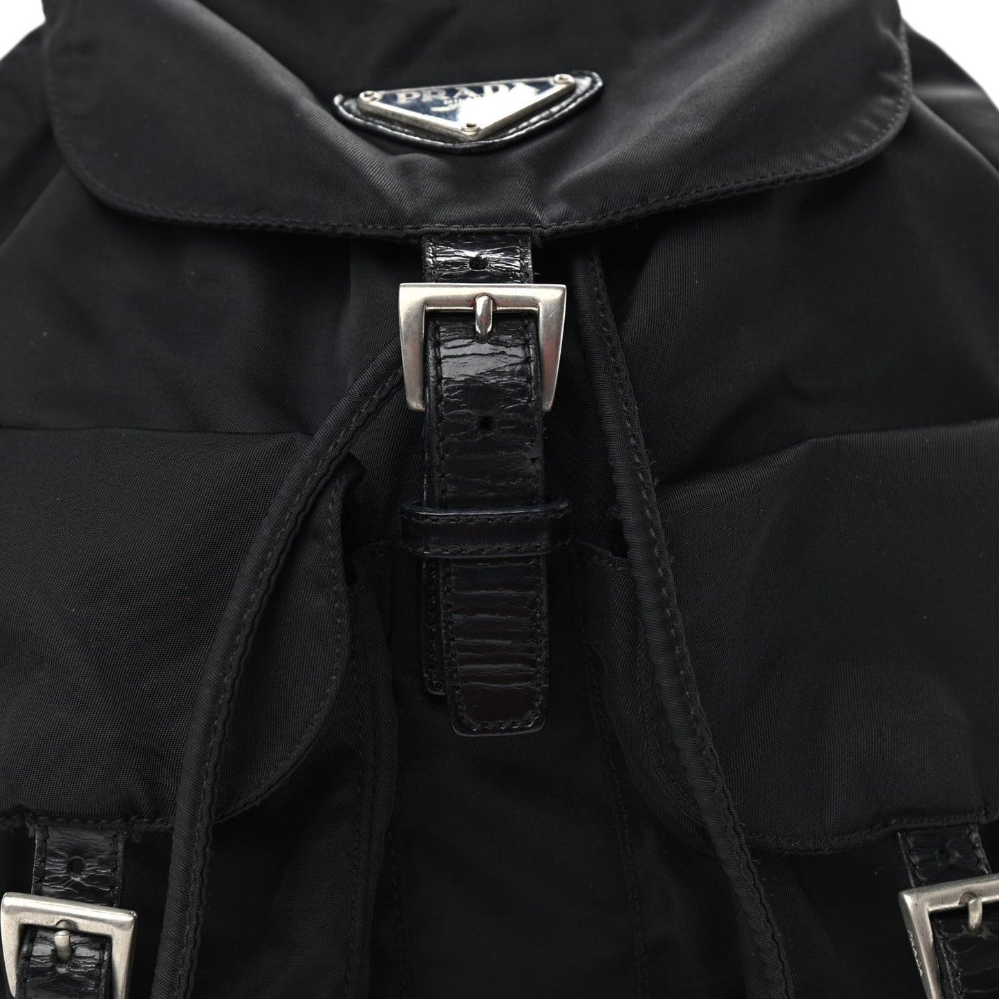 Nylon Vela Medium Backpack Black