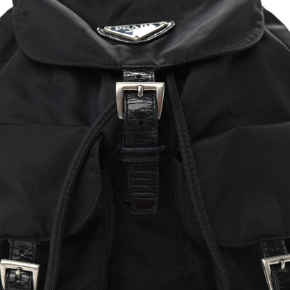 Prada Nylon Vela Medium Backpack Black 6 of 12