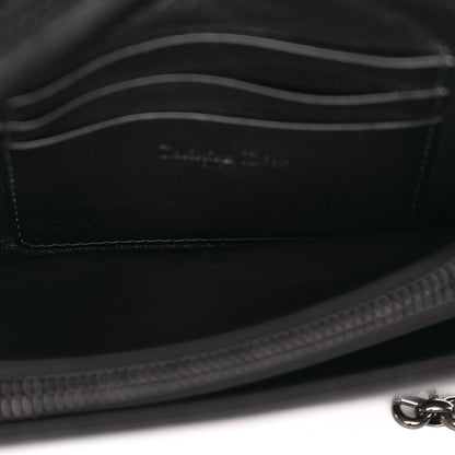 Christian Dior Calfskin Macrocannage Mini Caro Bag Black 6 of 10