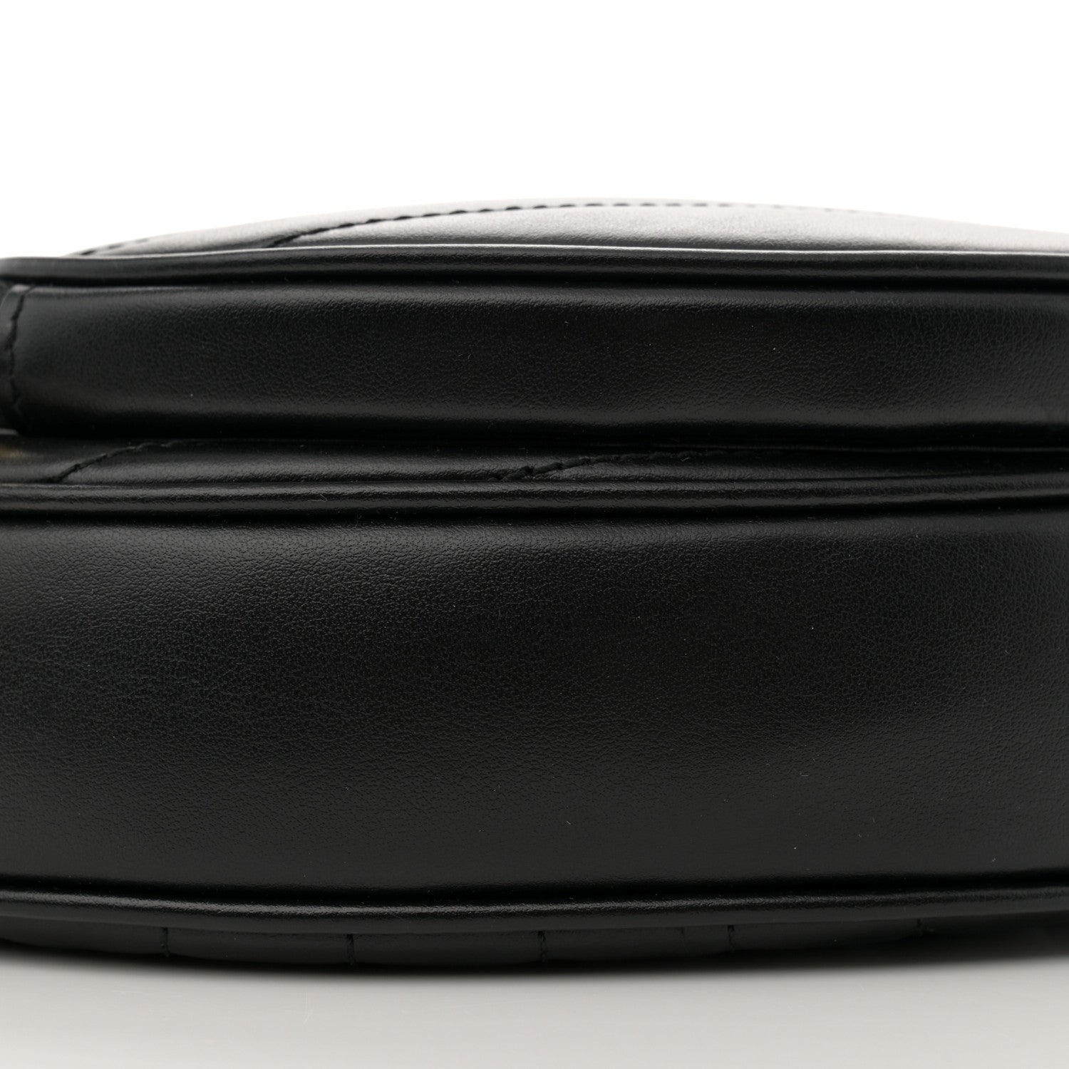 Gucci Calfskin Matelasse Diagonal Mini Interlocking G Heart Shoulder Bag Black 9 of 11