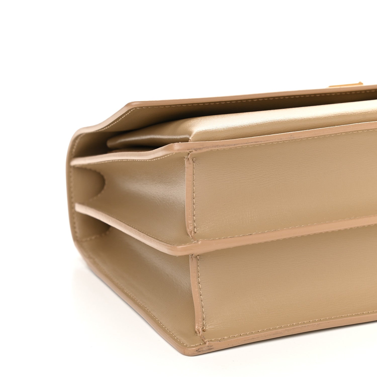 Saint Laurent Calfskin Large Monogram Sunset Dark Beige 7 of 8