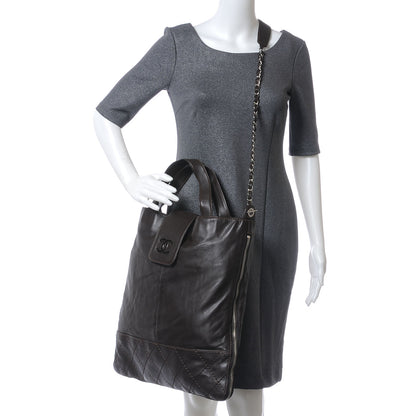 Chanel Calfskin Expandable Large Messenger Brown 2 of 7