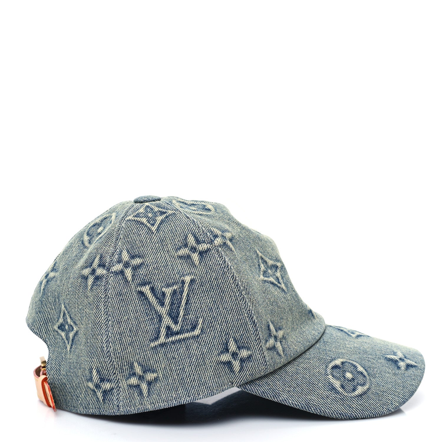Louis Vuitton Monogram Washed Denim Cap M Blue 6 of 8