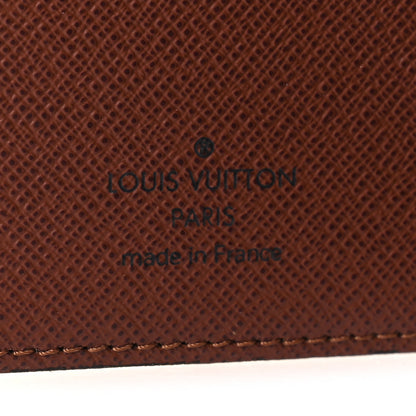 Louis Vuitton Monogram Porte Valeurs Checkbook Wallet 6 of 7