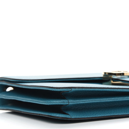 Gucci Dollar Calfskin Interlocking G Shoulder Bag Deep Cobalt 8 of 11